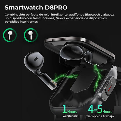 D8PRO SMART PULSO GOMA + AUDIFONOS