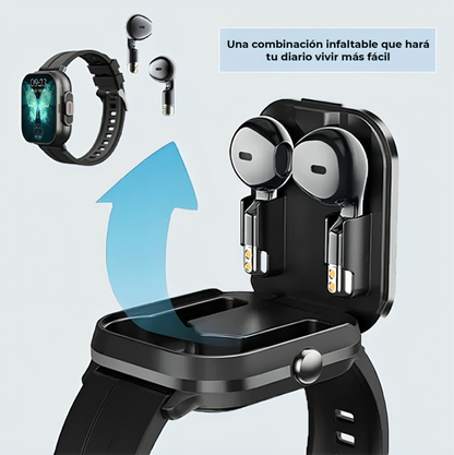 D8PRO SMART PULSO GOMA + AUDIFONOS